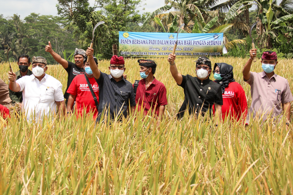 Bupati Giri Prasta Hadiri Perayaan Hari Pangan Sedunia, Komit Mantapkan Pembangunan Sektor Pertanian Badung Dari Hulu Ke Hilir